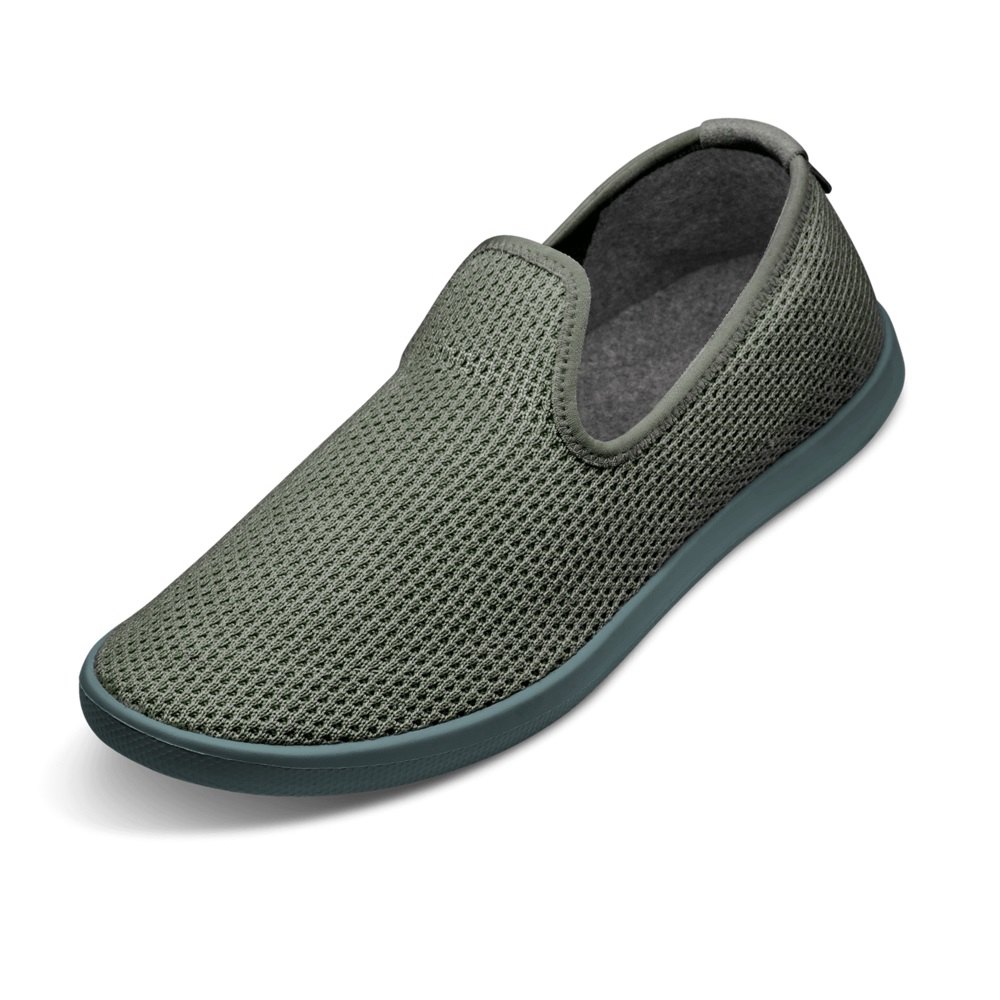 Allbirds Women\'s Slip-Ons Olive - Tree Loungers - 61570ORKE